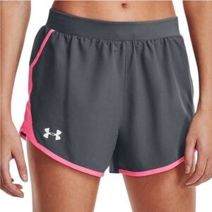 Under Armour | Grey and Pink Fly By 2.0 Shorts